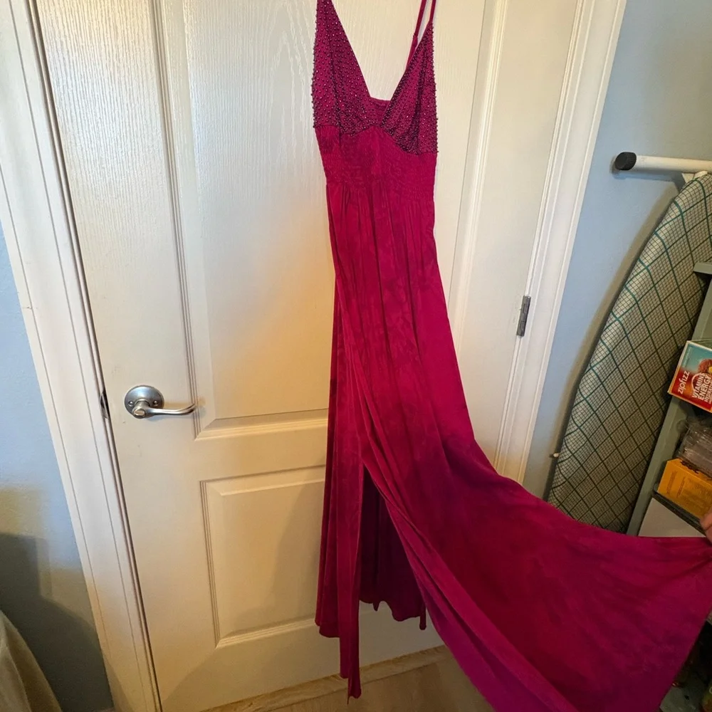 Khush Magenta Maxi Dress - Picture 6 of 7